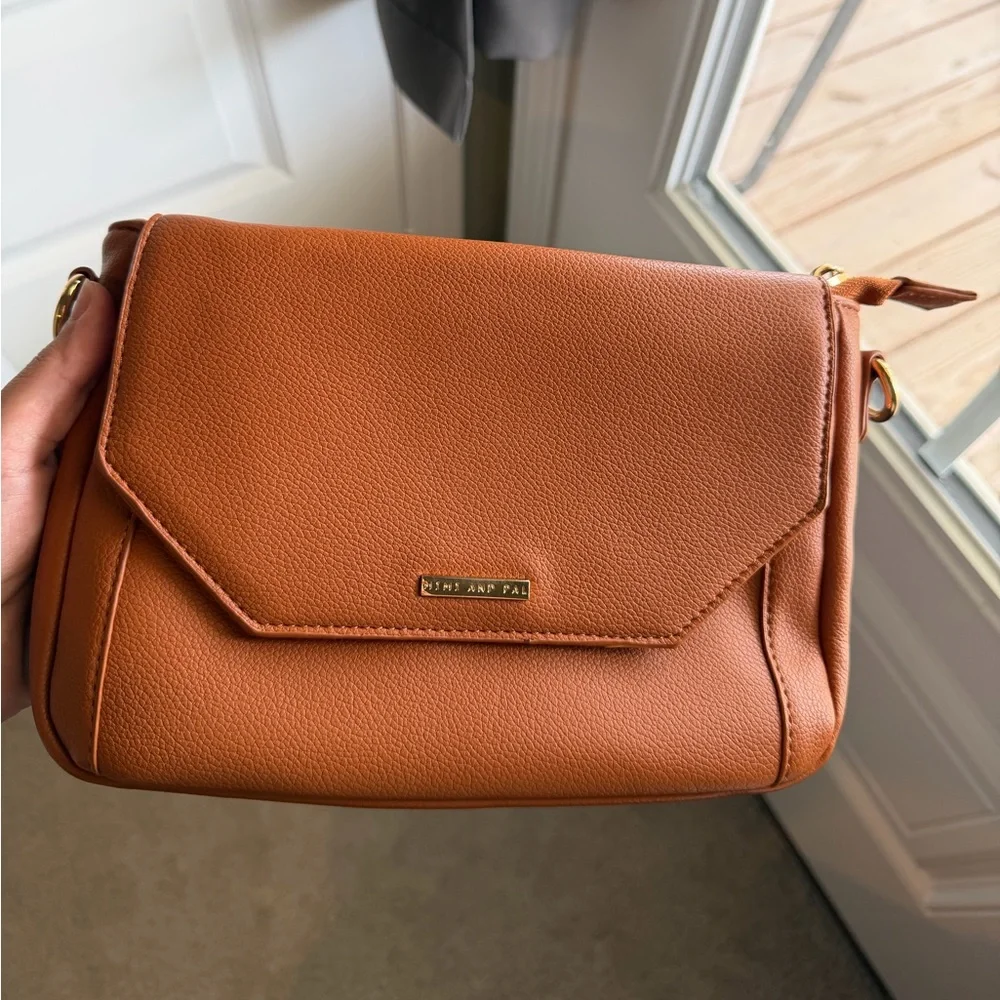 Mimi and Pal breast pump bag satchel - Walnut brown color - never used NEW